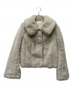 HER LIP TOハーリップトゥ）の古着「Winter Love Faux Fur Coat」｜ベージュ