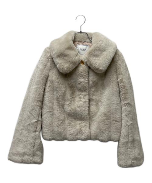 HER LIP TO（ハーリップトゥ）HER LIP TO (ハーリップトゥ) Winter Love Faux Fur Coat ベージュ サイズ:Mの古着・服飾アイテム