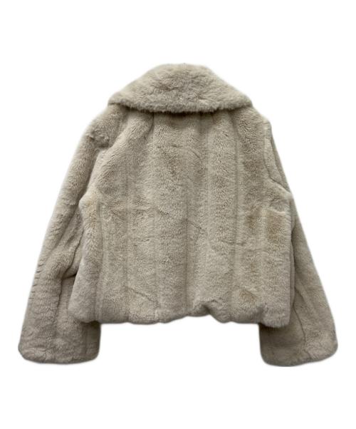 HER LIP TO（ハーリップトゥ）HER LIP TO (ハーリップトゥ) Winter Love Faux Fur Coat ベージュ サイズ:Mの古着・服飾アイテム
