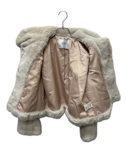 HER LIP TO（ハーリップトゥ）HER LIP TO (ハーリップトゥ) Winter Love Faux Fur Coat ベージュ サイズ:Mの古着・服飾アイテム
