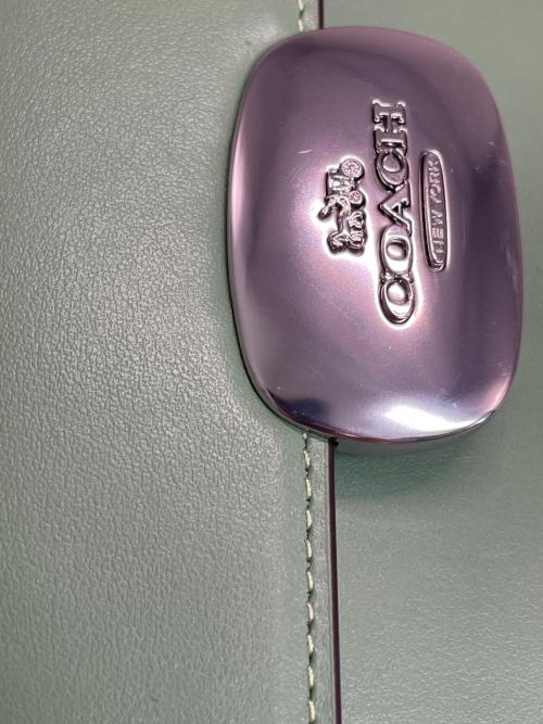 COACH（コーチ）COACH (コーチ) ショルダーバッグ 黄緑の古着・服飾アイテム