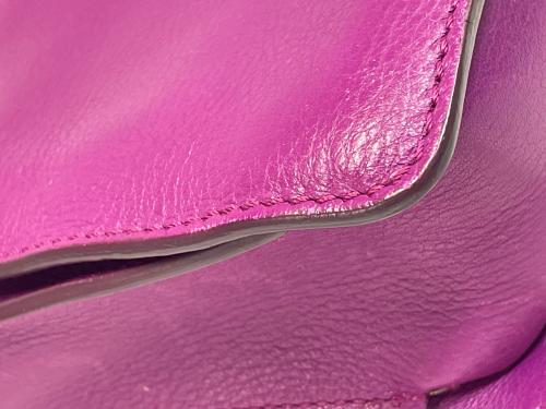 TOD'S（トッズ）TOD'S (トッズ) チェーンショルダーバッグ パープルの古着・服飾アイテム