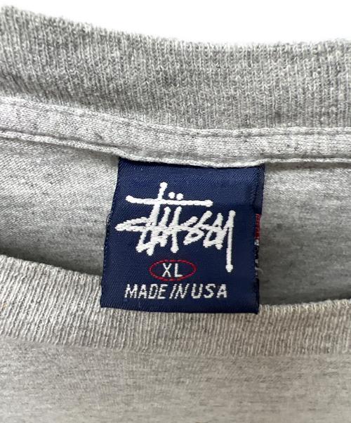 stussy（ステューシー）stussy (ステューシー) 半袖カットソー グレー サイズ:ＸＬの古着・服飾アイテム