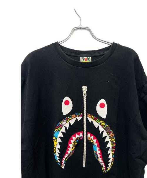 A BATHING APE（アベイシングエイプ）A BATHING APE (アベイシングエイプ) 半袖カットソー ブラック サイズ:2XLの古着・服飾アイテム