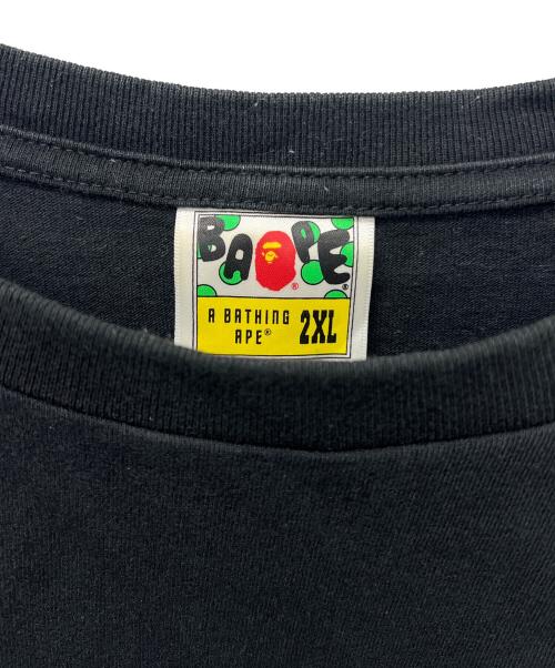 A BATHING APE（アベイシングエイプ）A BATHING APE (アベイシングエイプ) 半袖カットソー ブラック サイズ:2XLの古着・服飾アイテム
