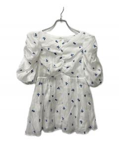 近年♡美品♡ヨーコチャン バックギャザー フリル カットソー カットソー 中古・古着通販】YOKO CHAN (ヨーコチャン) バックギャザー半袖