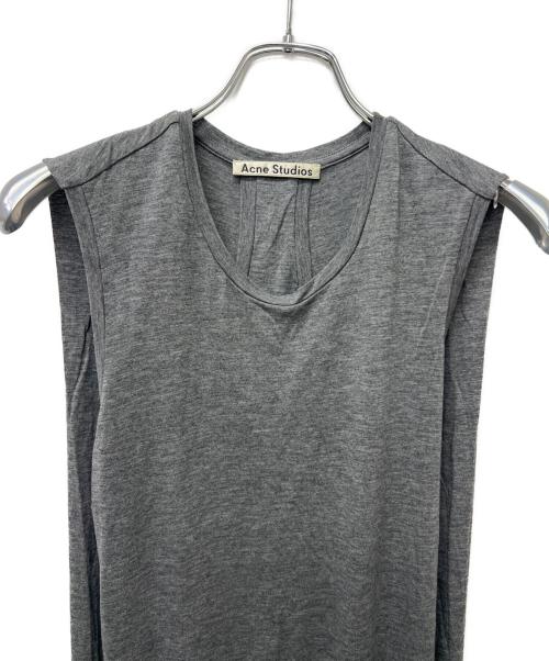 Acne studios（アクネ ストゥディオズ）Acne studios (アクネ ストゥディオズ) ORMANDA TENCEL グレー サイズ:Mの古着・服飾アイテム