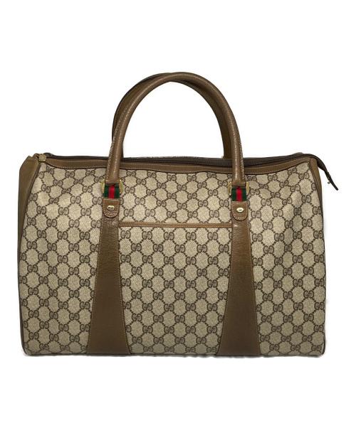 GUCCI（グッチ）GUCCI (グッチ) ボストンバッグ ベージュの古着・服飾アイテム
