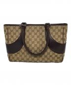 GUCCIグッチ）の古着「トートバッグ」｜ベージュ