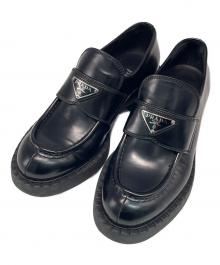 PRADA（プラダ）の古着「ローファー」｜ブラック