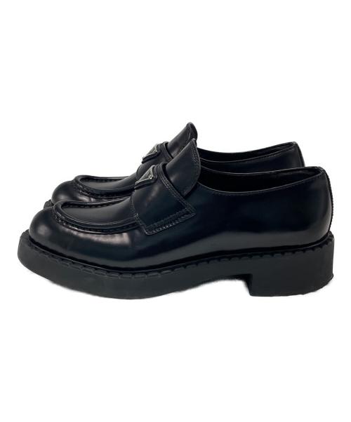PRADA（プラダ）PRADA (プラダ) ローファー ブラック サイズ:SIZE 36.5の古着・服飾アイテム