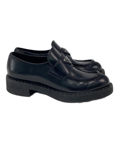 PRADA（プラダ）PRADA (プラダ) ローファー ブラック サイズ:SIZE 36.5の古着・服飾アイテム