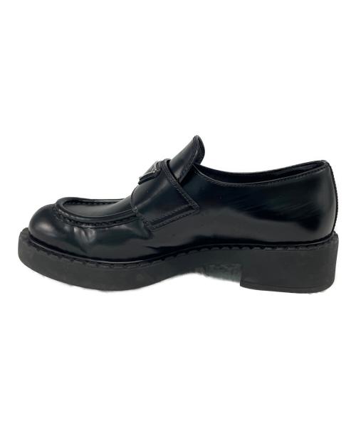PRADA（プラダ）PRADA (プラダ) ローファー ブラック サイズ:SIZE 36.5の古着・服飾アイテム