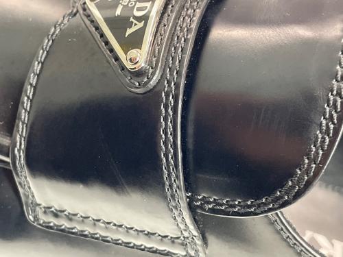 PRADA（プラダ）PRADA (プラダ) ローファー ブラック サイズ:SIZE 36.5の古着・服飾アイテム