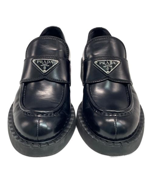 PRADA（プラダ）PRADA (プラダ) ローファー ブラック サイズ:SIZE 36.5の古着・服飾アイテム