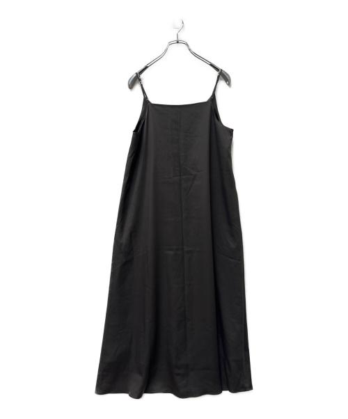 Noble（ノーブル）Noble (ノーブル) ヴィンテージツイルコンフォータブルキャミワンピース ブラウン サイズ:FREEの古着・服飾アイテム