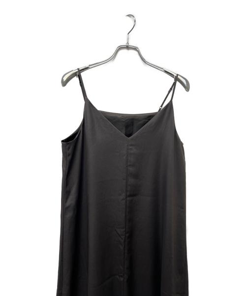 Noble（ノーブル）Noble (ノーブル) ヴィンテージツイルコンフォータブルキャミワンピース ブラウン サイズ:FREEの古着・服飾アイテム