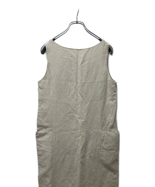 Noble（ノーブル）Noble (ノーブル) リネン混2WAYロングワンピース アイボリー サイズ:FREEの古着・服飾アイテム