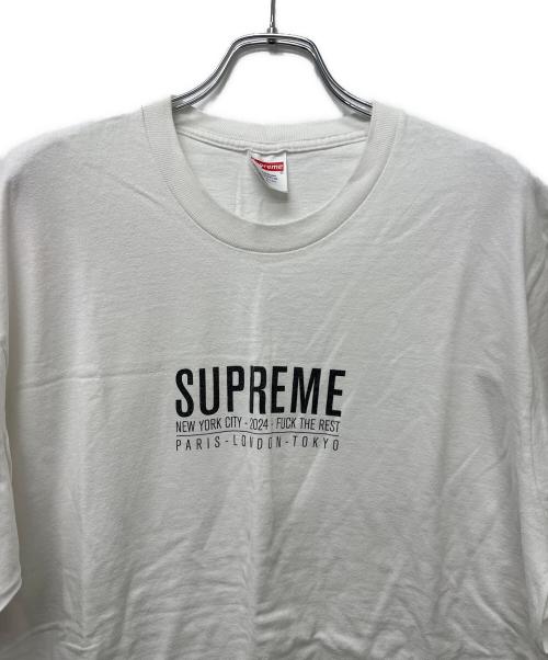 SUPREME（シュプリーム）SUPREME (シュプリーム) Paris Tee ホワイト サイズ:Ｌの古着・服飾アイテム