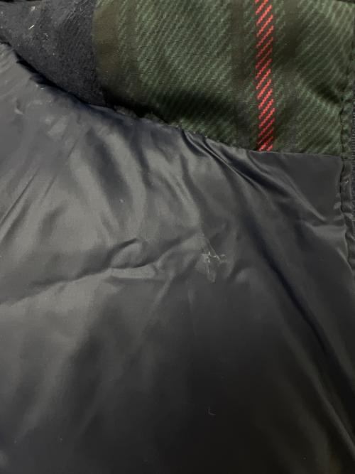 POLO RALPH LAUREN（ポロ・ラルフローレン）POLO RALPH LAUREN (ポロ・ラルフローレン) ダウンジャケット グリーン×ネイビー サイズ:１２０の古着・服飾アイテム