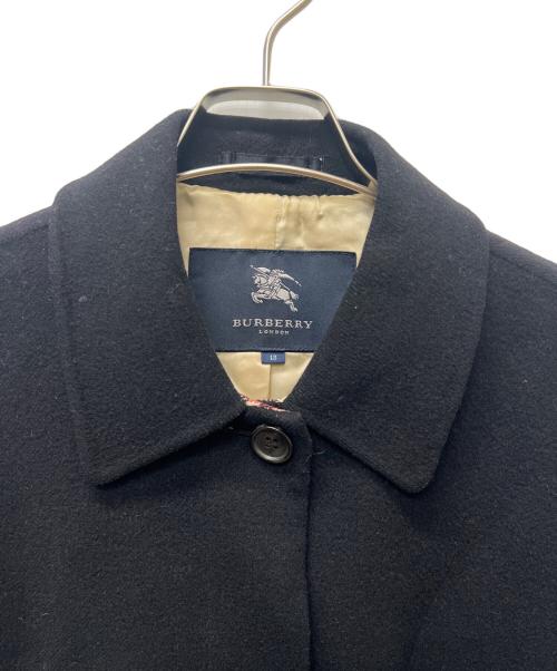 BURBERRY LONDON（バーバリーロンドン）BURBERRY LONDON (バーバリーロンドン) ウールコート ブラック サイズ:１３の古着・服飾アイテム