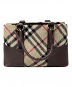 BURBERRYバーバリー）の古着「バッグ」｜ベージュ×ブラウン