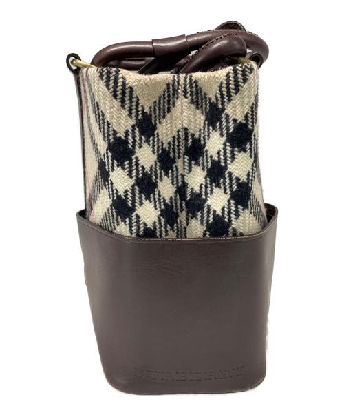 BURBERRY（バーバリー）BURBERRY (バーバリー) バッグ ベージュ×ブラウンの古着・服飾アイテム
