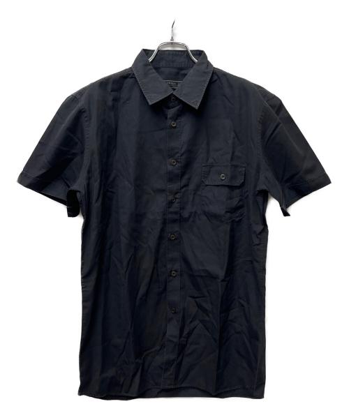 PRADA（プラダ）PRADA (プラダ) 半袖シャツ ブラック サイズ:４２の古着・服飾アイテム