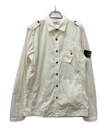 STONE ISLAND（ストーンアイランド）の古着「長袖シャツ」｜ホワイト