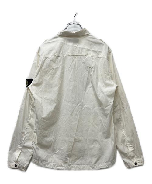 STONE ISLAND（ストーンアイランド）STONE ISLAND (ストーンアイランド) 長袖シャツ ホワイト サイズ:Mの古着・服飾アイテム
