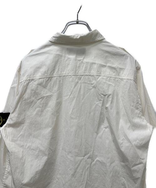 STONE ISLAND（ストーンアイランド）STONE ISLAND (ストーンアイランド) 長袖シャツ ホワイト サイズ:Mの古着・服飾アイテム