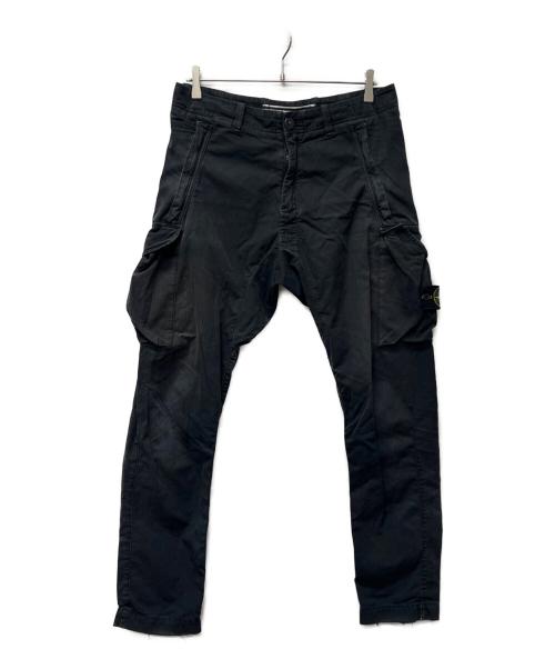 STONE ISLAND（ストーンアイランド）STONE ISLAND (ストーンアイランド) カーゴパンツ ブラック サイズ:２９の古着・服飾アイテム