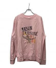 maison kitsune（メゾンキツネ）の古着「スウェット」｜ピンク