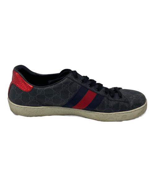 GUCCI（グッチ）GUCCI (グッチ) GGスプリームスニーカー ブラック サイズ:SIZE 9の古着・服飾アイテム