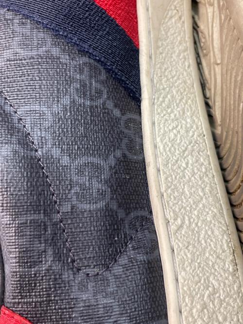 GUCCI（グッチ）GUCCI (グッチ) GGスプリームスニーカー ブラック サイズ:SIZE 9の古着・服飾アイテム