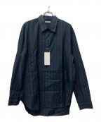 HEUGNユーゲン）の古着「Steven Alan 別注 Alan Stripe Shirt」｜グリーン