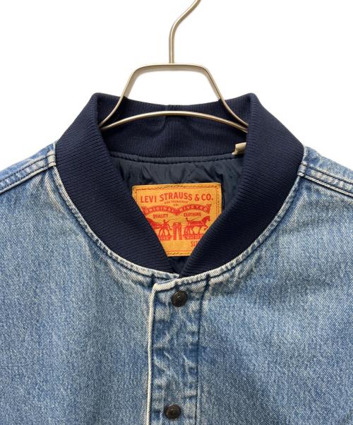 LEVI'S（リーバイス）LEVI'S (リーバイス) 中綿デニムジャケット ブルー サイズ:Ｌの古着・服飾アイテム