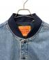中古・古着 LEVI'S (リーバイス) 中綿デニムジャケット ブルー サイズ:Ｌ：6000円