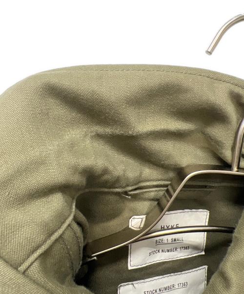 HYKE（ハイク）HYKE (ハイク) ミリタリージャケット カーキ サイズ:Ｓの古着・服飾アイテム