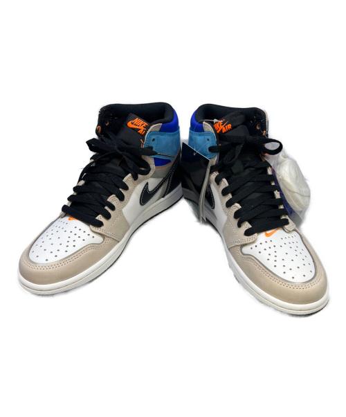 NIKE（ナイキ）NIKE (ナイキ) Air Jordan 1 High OG ホワイト×ブラック×ブルー サイズ:25.5の古着・服飾アイテム
