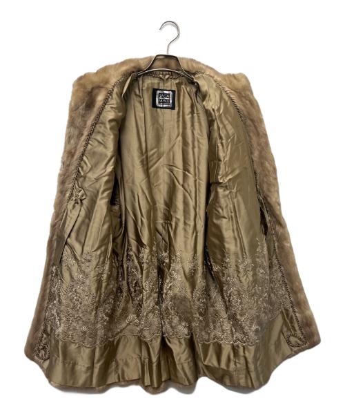 SAGA MINK（サガミンク）SAGA MINK (サガミンク) ミンクコート ブラウン サイズ:ＬＬの古着・服飾アイテム