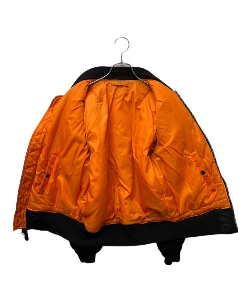 ALPHA INDUSTRIES（アルファインダストリーズ）ALPHA INDUSTRIES (アルファインダストリーズ) リバーシブルジャケット ブラック サイズ:Ｌの古着・服飾アイテム