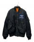 ALPHA INDUSTRIES（アルファインダストリーズ）の古着「リバーシブルジャケット」｜ブラック