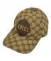 GUCCI（グッチ）の古着「ベースボールキャップ」｜ベージュ×ブラウン