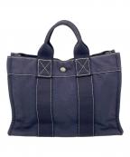 HERMESエルメス）の古着「トートバッグ」｜ネイビー