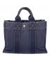 HERMES (エルメス) トートバッグ ネイビー：15000円
