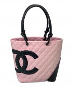 CHANELシャネル）の古着「トートバッグ」｜ピンク