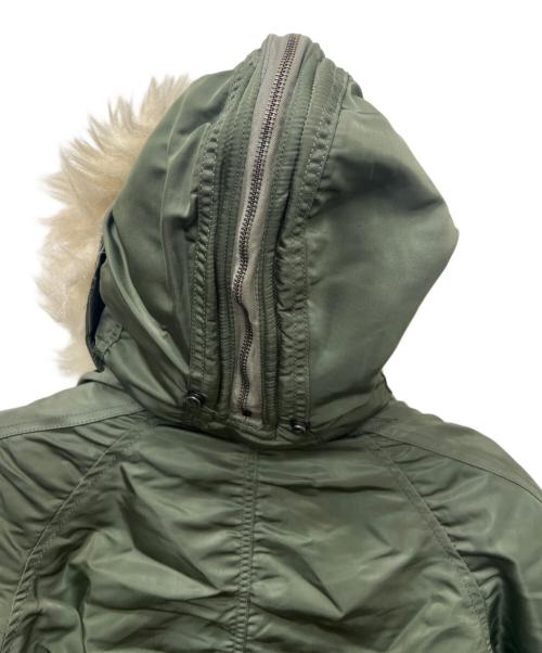 ALPHA INDUSTRIES（アルファインダストリーズ）ALPHA INDUSTRIES (アルファインダストリーズ) N2Bフライトジャケット オリーブ サイズ:Mの古着・服飾アイテム