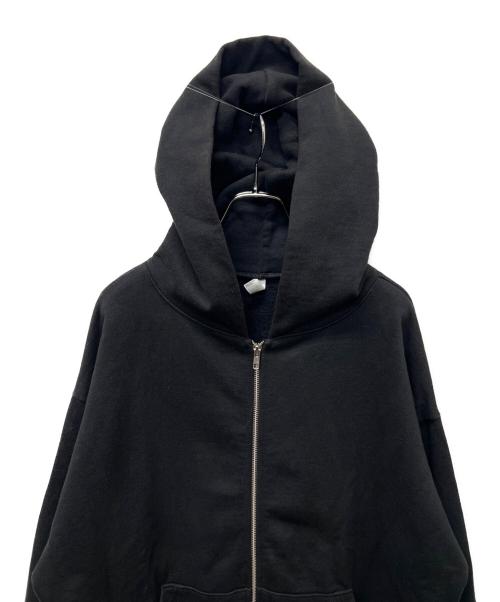 LOS ANGELES APPAREL（ロサンゼルスアパレル）LOS ANGELES APPAREL (ロサンゼルスアパレル) ジップパーカー ブラック サイズ:Ｌの古着・服飾アイテム