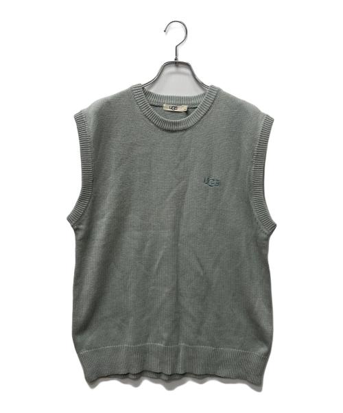 UGG（アグ）UGG (アグ) ベーシックニットベスト グリーン サイズ:Mの古着・服飾アイテム